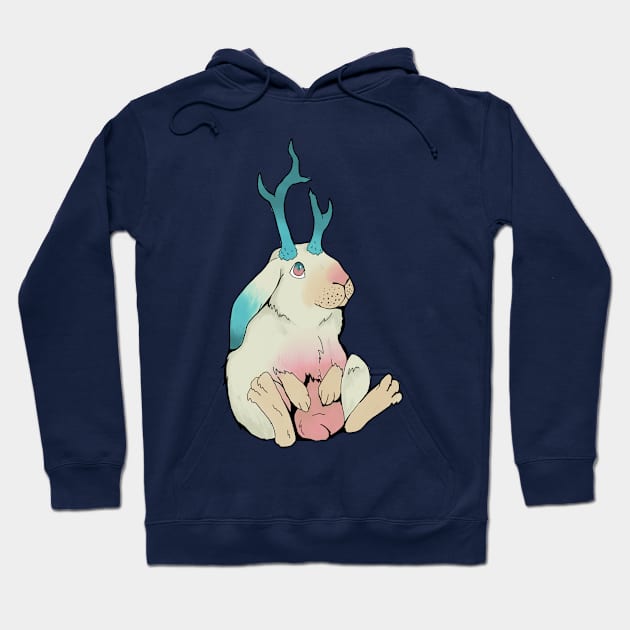 Trans Jackalope Hoodie by jazmynmoon